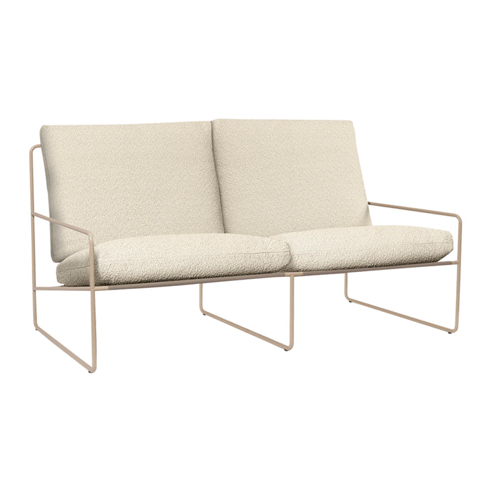 ferm LIVING Desert 2-zitsbank Pure Bouclé - Cashmere / Off-White