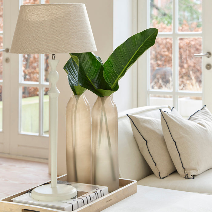 Riviera Maison Vaas beige, Lange bloemenvaas - RM Bella Tola