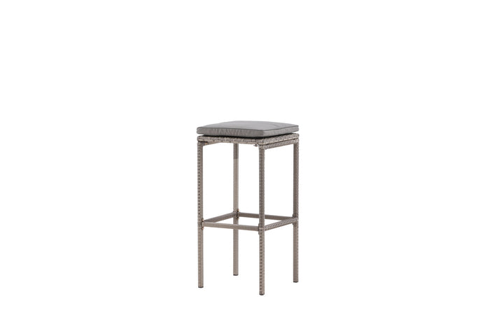 Fjôrd - Outdoor Barkruk Grijs - Wicker - Alo