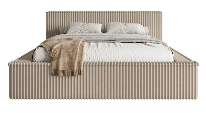 NADUVI Collection Bedframe Rafe ribstof 160 x 200 cm