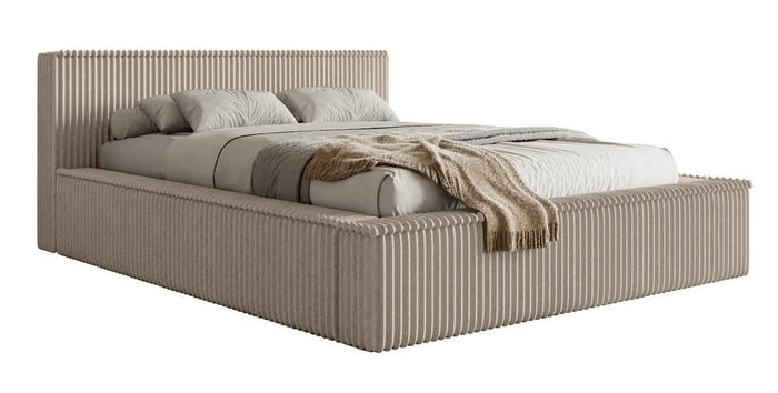 NADUVI Collection Bedframe Rafe ribstof 160 x 200 cm
