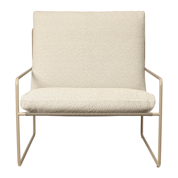 ferm LIVING Desert Lounger -  Pure Bouclé - Cashmere / Off-White