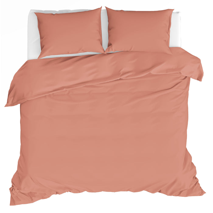 by fonQ Fresh Dekbedovertrek 240 x 200/220 cm - Dusty Pink