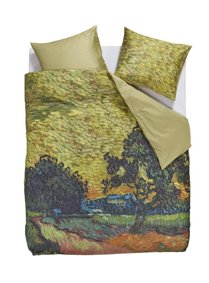 Beddinghouse x Van Gogh Museum Evening Twilight overtrek 240x220- oker