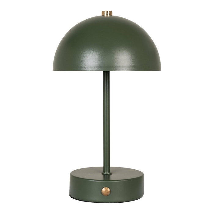 House Nordic Holt Groen LED Tafellamp Oplaadbaar