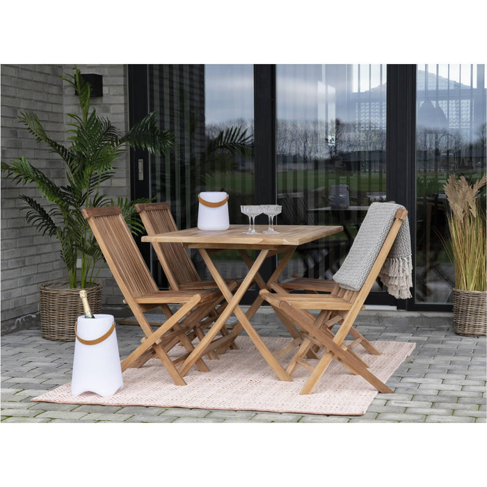 House Nordic Oviedo Rechthoekige Eettafel Teakhout