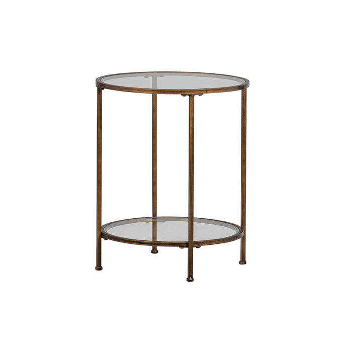 WOOOD Goddess Too Bijzettafel - Antique Brass - 56x46x46