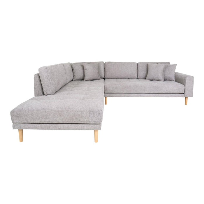 House Nordic - Hoekbank Lichtgrijs - Open Einde Links - 290x170x76cm