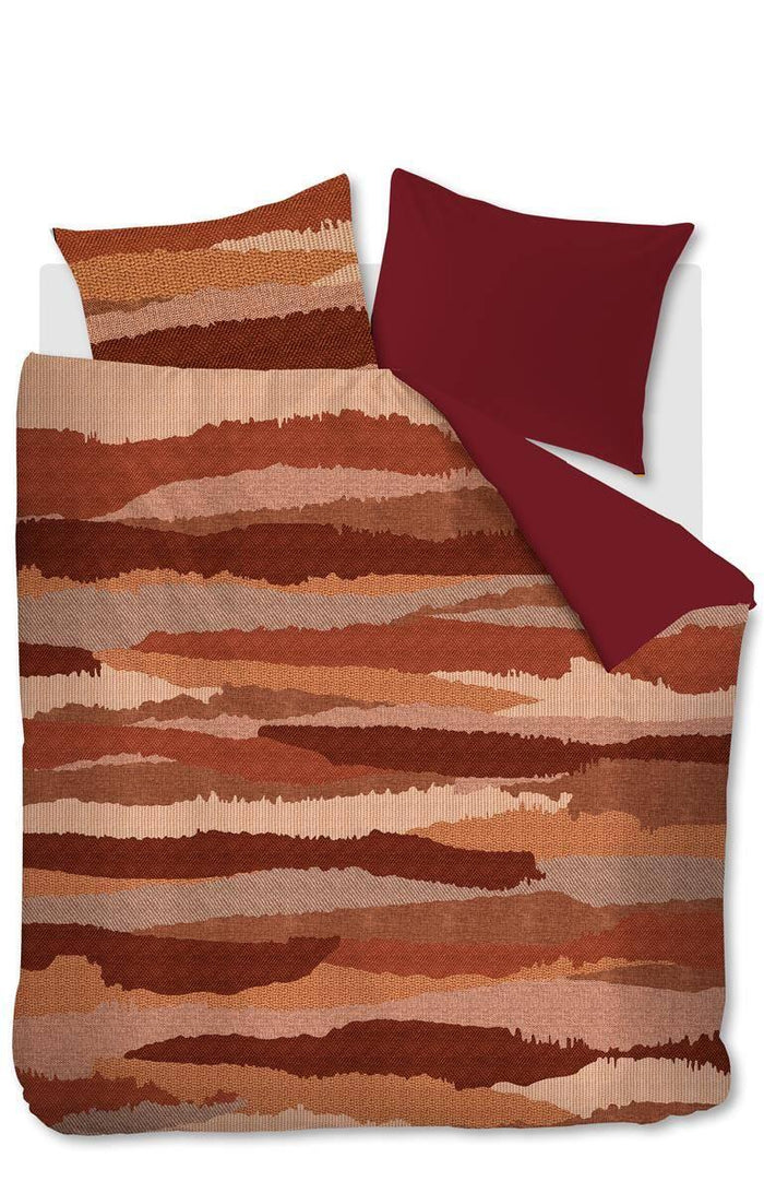 Beddinghouse dekbedovertrek William red - lits jumeaux (240x200|220 cm