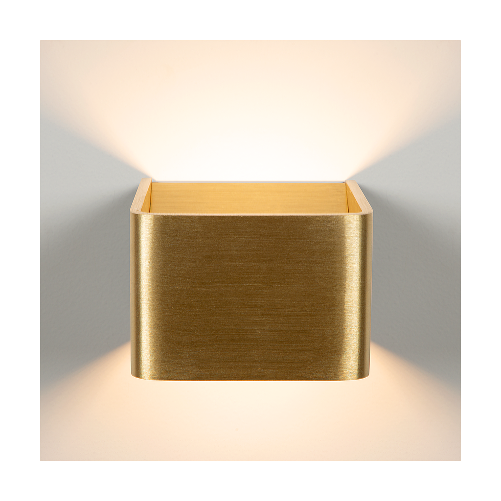 Atmooz Calla - Wandlamp - Wandspot - Brons - Antique Brass - 10 x 10 cm