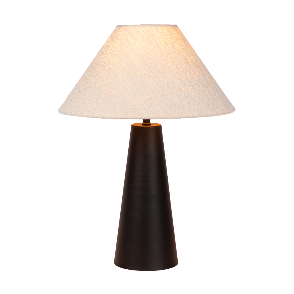 Atmooz Delsin - Tafellamp - Zwart en Wit - 50 x 36 cm