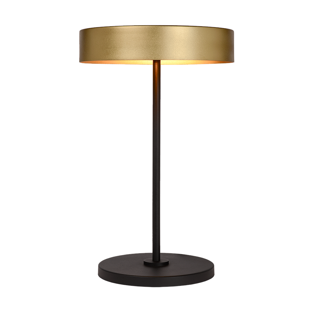 Atmooz Tafellamp Euphoria - Zwart|Goud - Warm Licht - Max 40W - E27