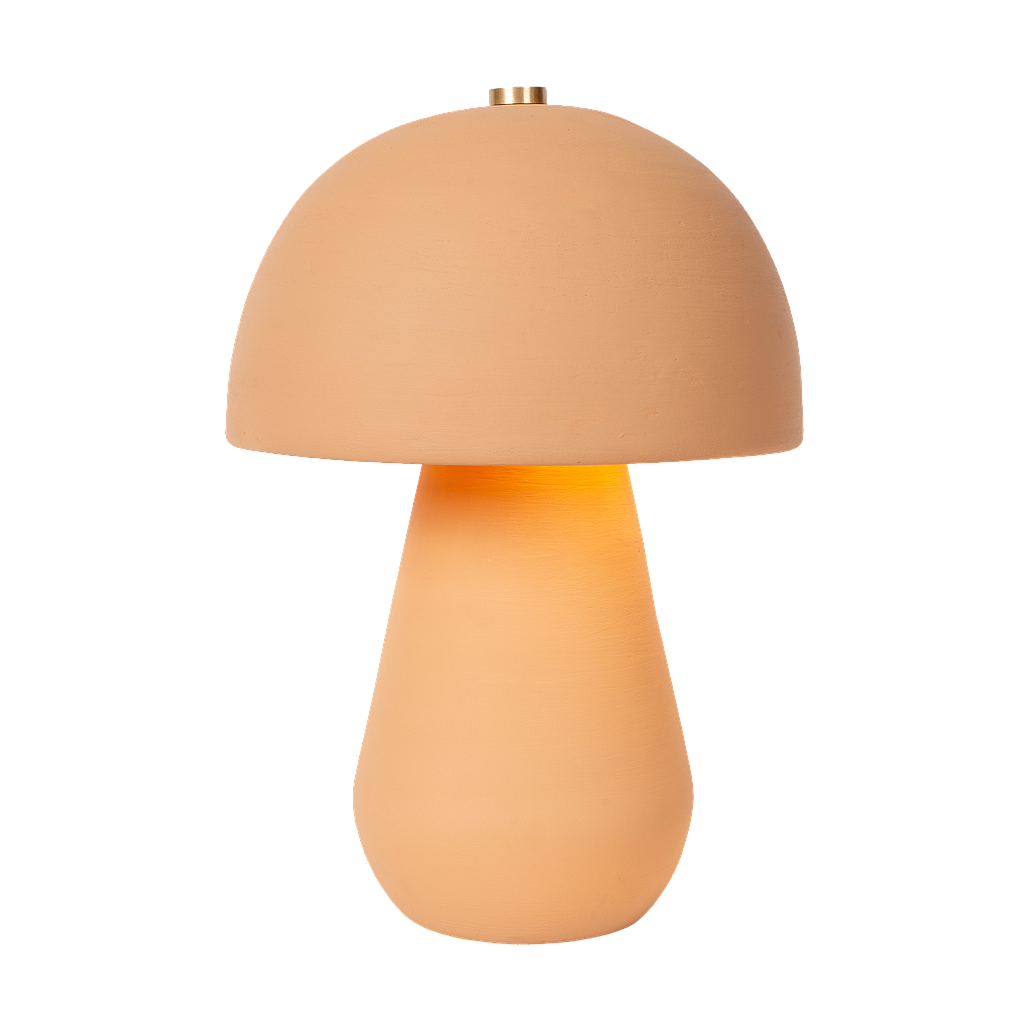 Atmooz Sacha Tafellamp - Terracotta - Oranje|Beige - H38 cm
