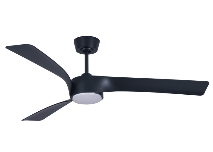 Lucci Air Plafondventilator Line Zwart Ø 132cm Incl. Lamp &