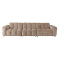 Dutchbone Hackman 4,5-zitsbank Velours Beige