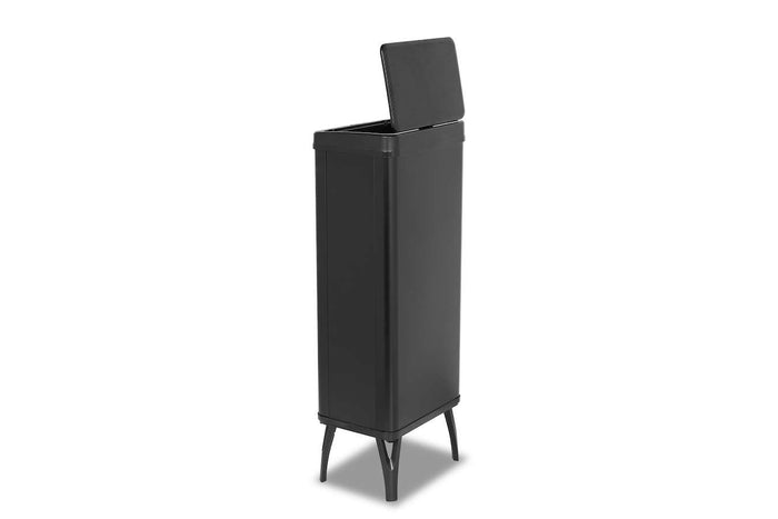 Buccan - Grote prullenbak met bewegingssensor - Zwart - 60 Liter