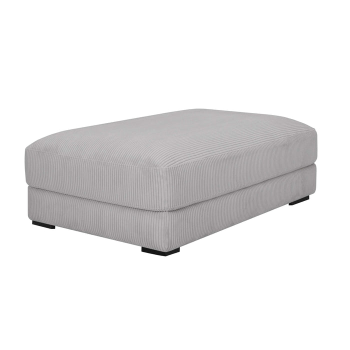 by fonQ Snug Hocker - Rib - Lichtgrijs