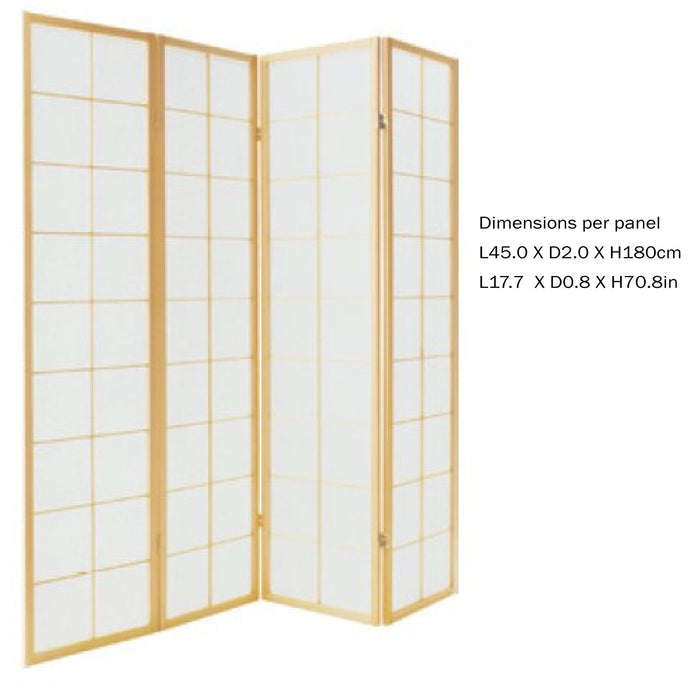 Fine Asianliving Japanse Kamerscherm B180xH180cm 4