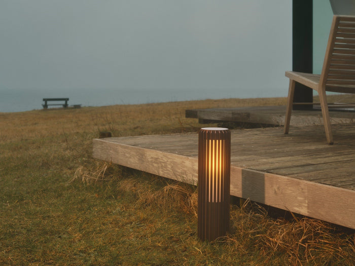 Nordlux Buitenlamp Aludra seaside paal H 45 cm bruin metallic