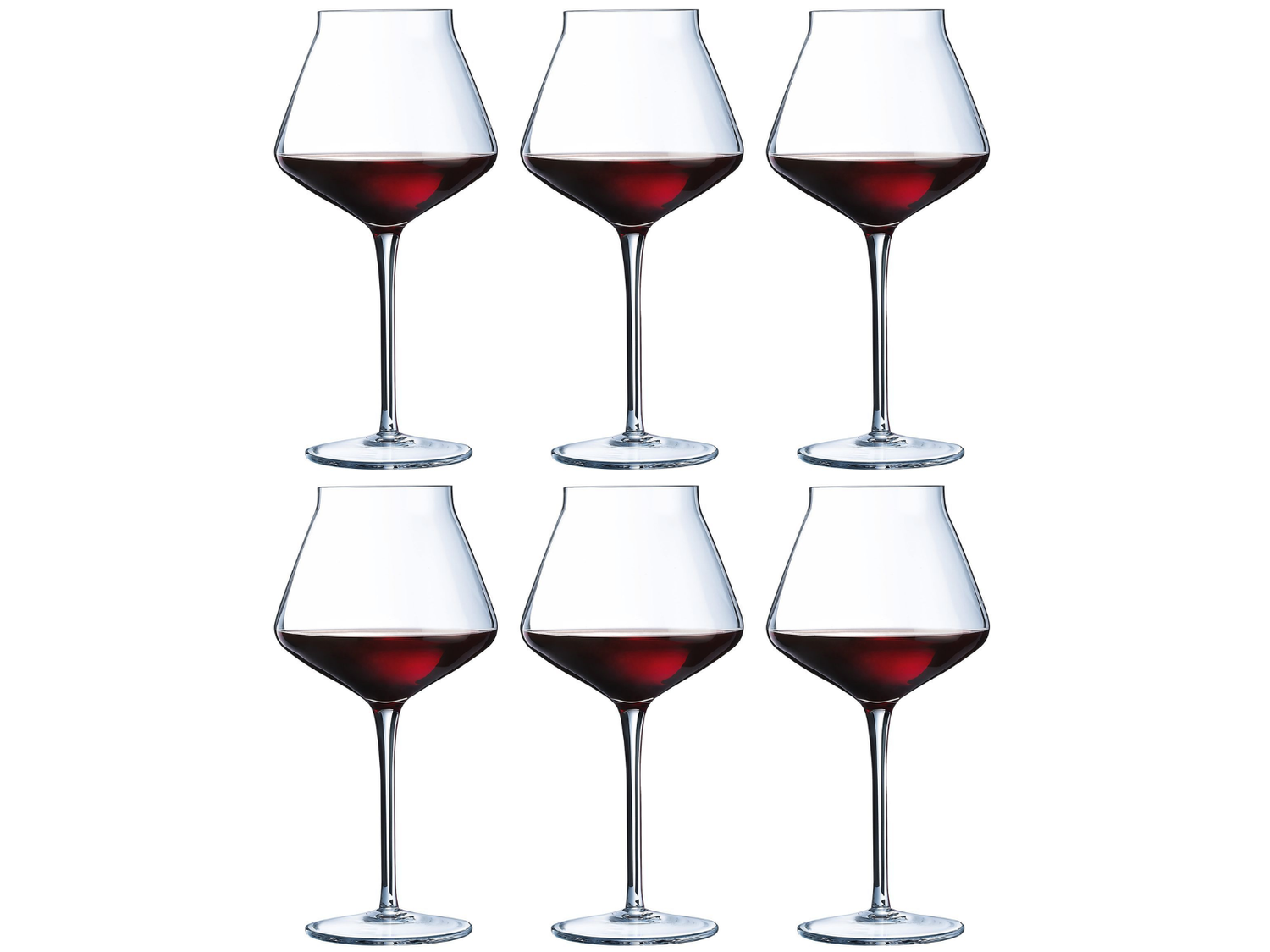 Chef & Sommelier Rode Wijnglazen Reveal Up - 550 ml - 6 stuks