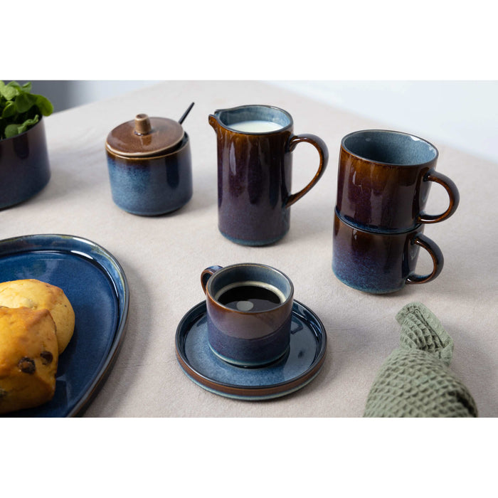 Cosy & Trendy Espresso Schotel Quintana Blue ø 12 cm