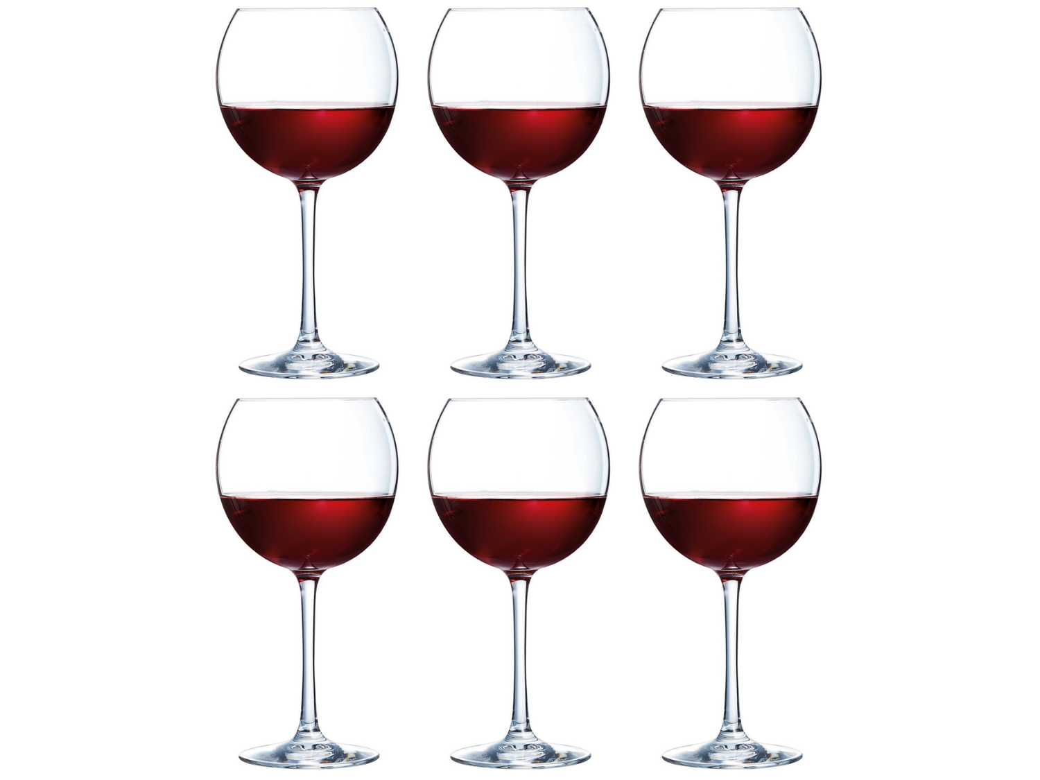 Chef & Sommelier Rode Wijnglazen Cabernet Ballon - 580 ml - 6 stuks