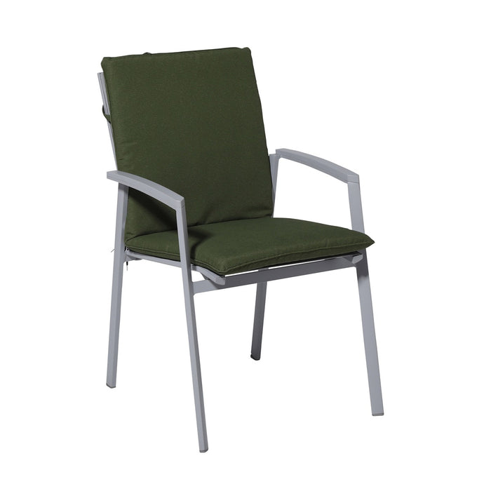 Madison -  Stapelstoelkussen Panama green - Ca. 97x49 cm - Set van 4