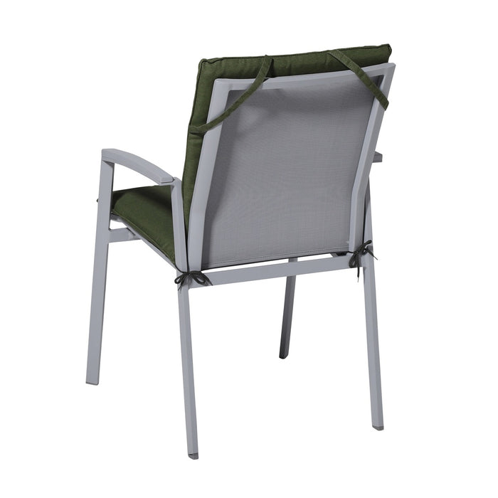 Madison -  Stapelstoelkussen Panama green - Ca. 97x49 cm - Set van 4