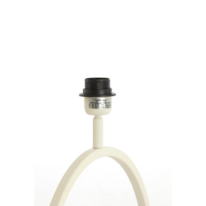Light & Living Lampvoet Liva - Crème - 40x12,5x57cm