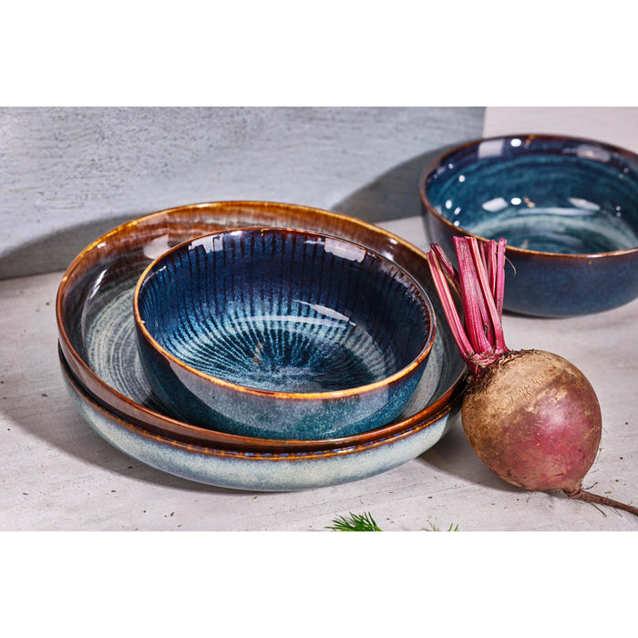 Cosy & Trendy Diep Bord Atlantis Stripe ø 24 cm