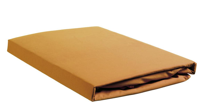 Ambiante Jersey - Hoeslaken - 160x200|210 - Oker