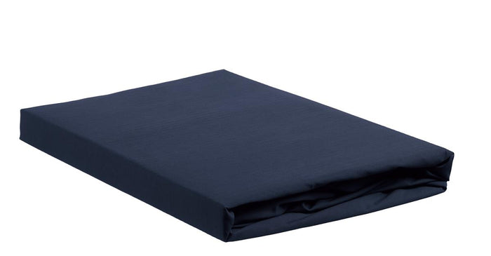 Ambiante Jersey - Hoeslaken - 200x200|210 - Donker Blauw