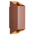 Nordlux Nico Wandlamp - Square H 23,5 cm - Rusty