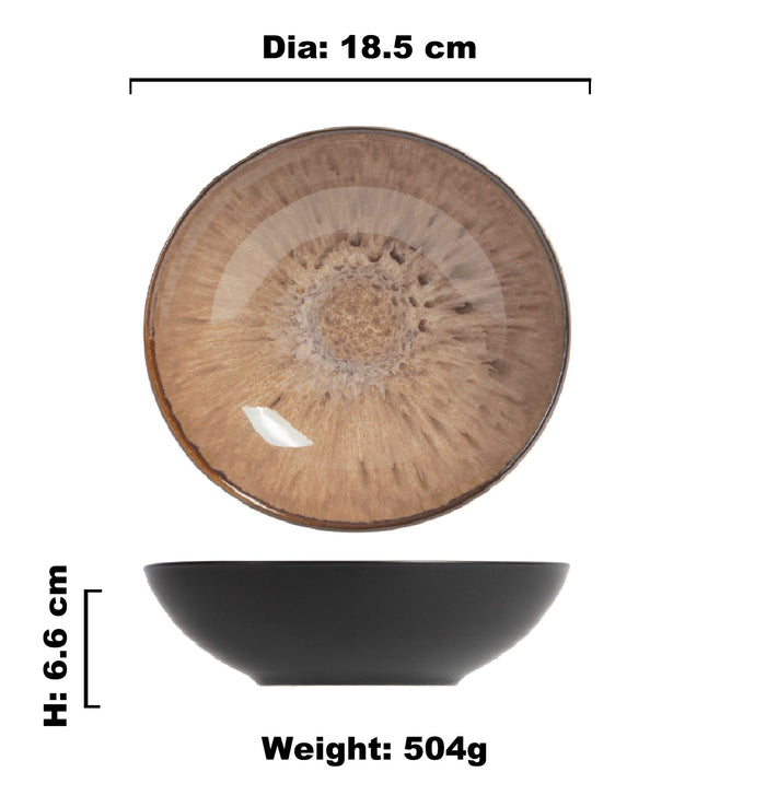 Cookinglife Diepe Borden | Soepborden Pulau ø 18 cm - 4 stuks
