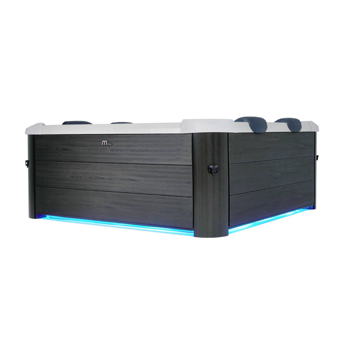 sweeek - SPA Oslo- 6 personen Hydromassage 4 kussens 160cm