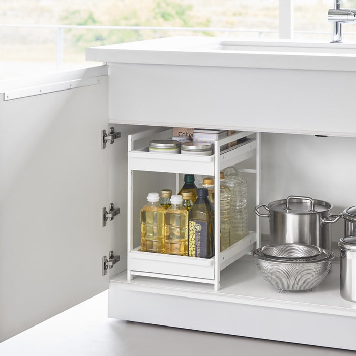 Yamazaki Keukenkast Organizer - 2 niveaus - Tower - Wit