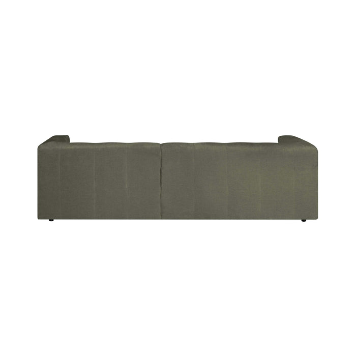 by fonQ Mush Hoekbank met Chaise Longue Rechts - Chenille - Groen