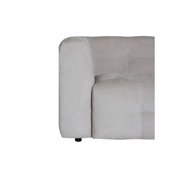 by fonQ Mush Hoekbank Rechts - Chenille - Ivoor