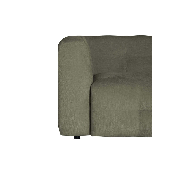 by fonQ Mush Hoekbank Rechts - Chenille - Groen