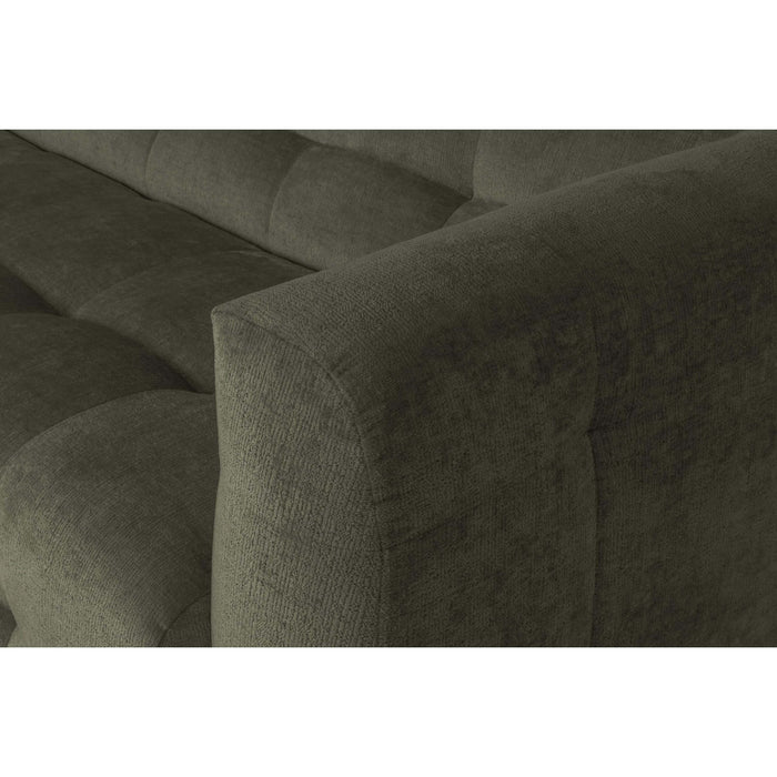 by fonQ Mush Hoekbank Rechts - Chenille - Groen