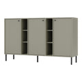 by fonQ Luvra Dressoir 3-deurs - Open Vak - Groen