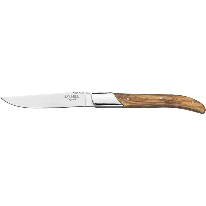 Jay Hill Steakmessen Laguiole - Olijfhout - 6 stuks