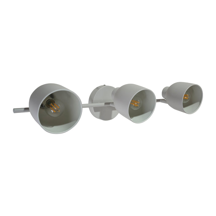 by fonQ Nohr Wandlamp - 3 Lichts - Warm Grijs