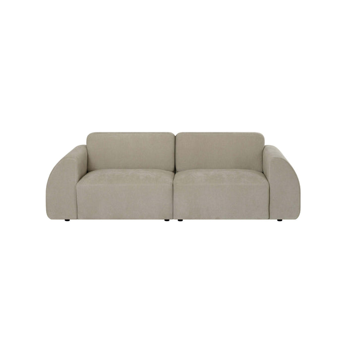 by fonQ Bink 2,5-zitsbank - Bouclé - Beige