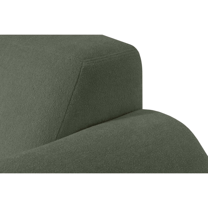 by fonQ Bink 2,5-zitsbank - Bouclé - Mosgroen