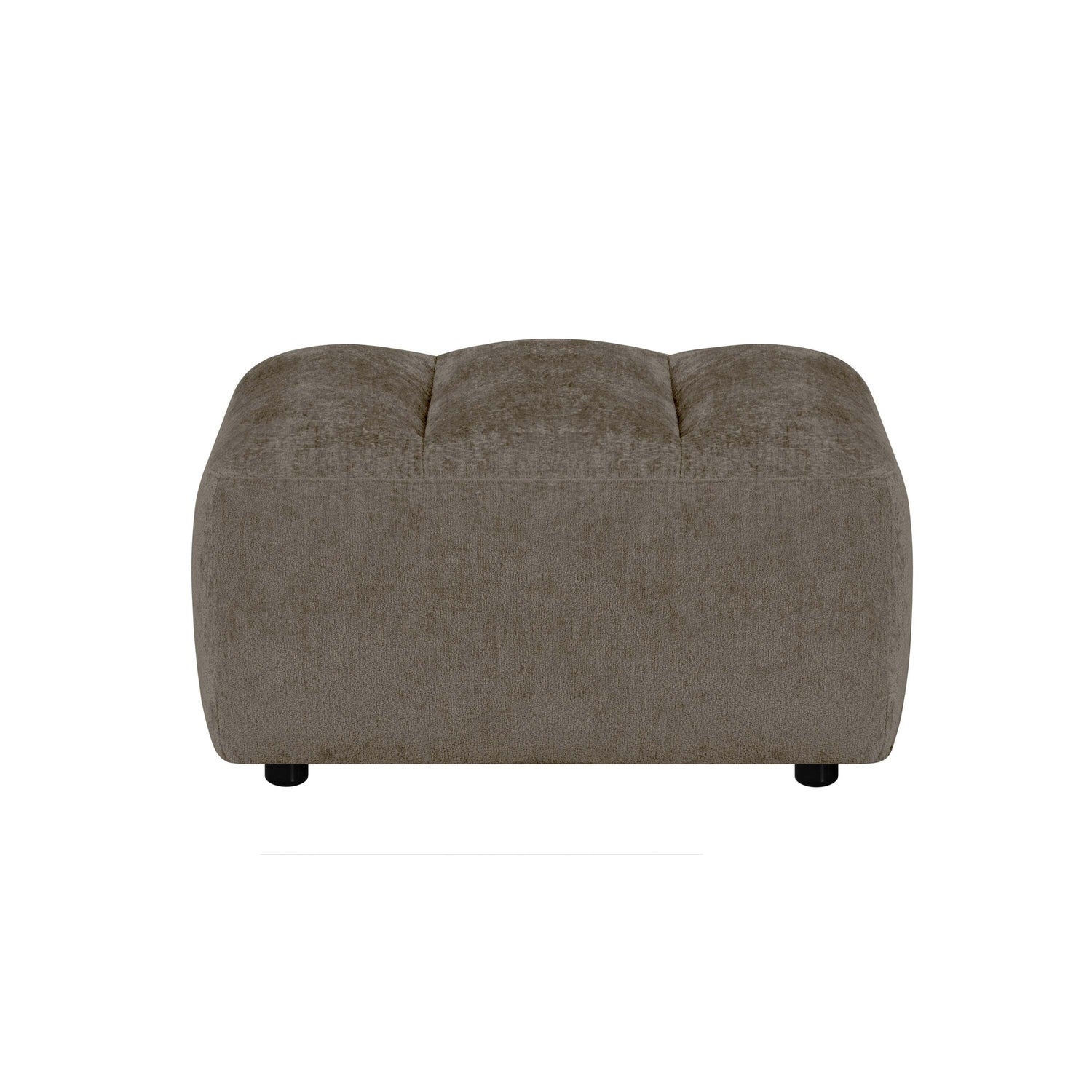 by fonQ Plume Hocker - Chenille - Mocca