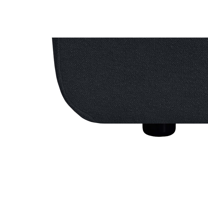 by fonQ Bink 3-zits Hoekbank met Chaise Longue Rechts - Bouclé - Zwart