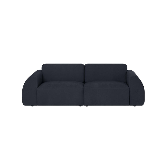 by fonQ Bink 2,5-zitsbank - Bouclé - Zwart