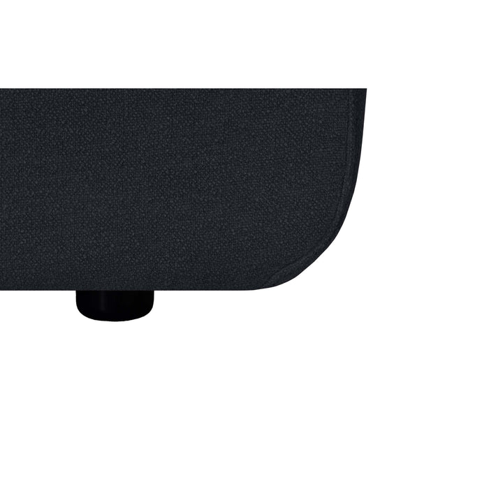 by fonQ Bink 3-zits Hoekbank met Chaise Longue Links - Bouclé - Zwart