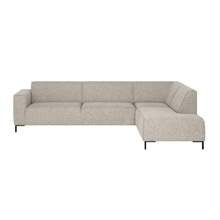 by fonQ Loft Hoekbank Rechts - Chenille Melange - Grijs